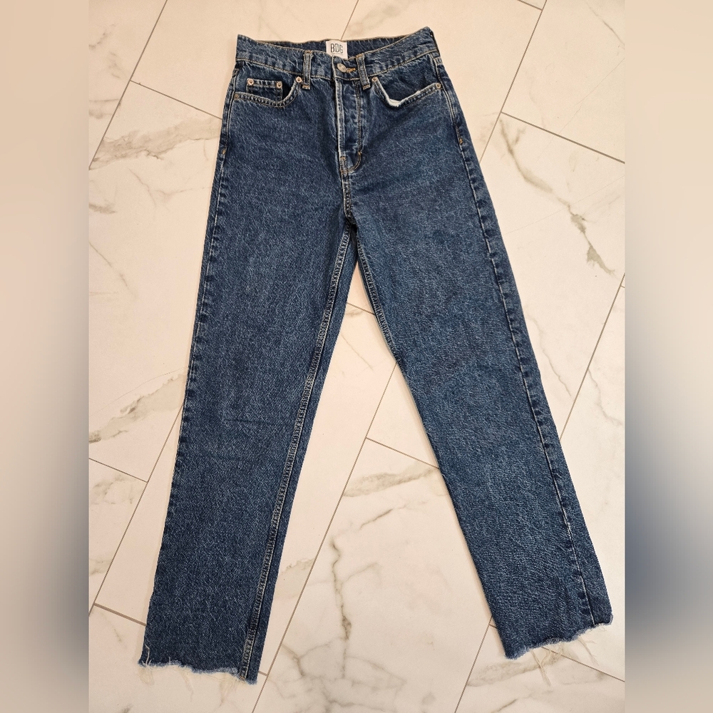 BDG Urban Outfitters High Waisted Women Pax Straight Leg Button Fly Size 26